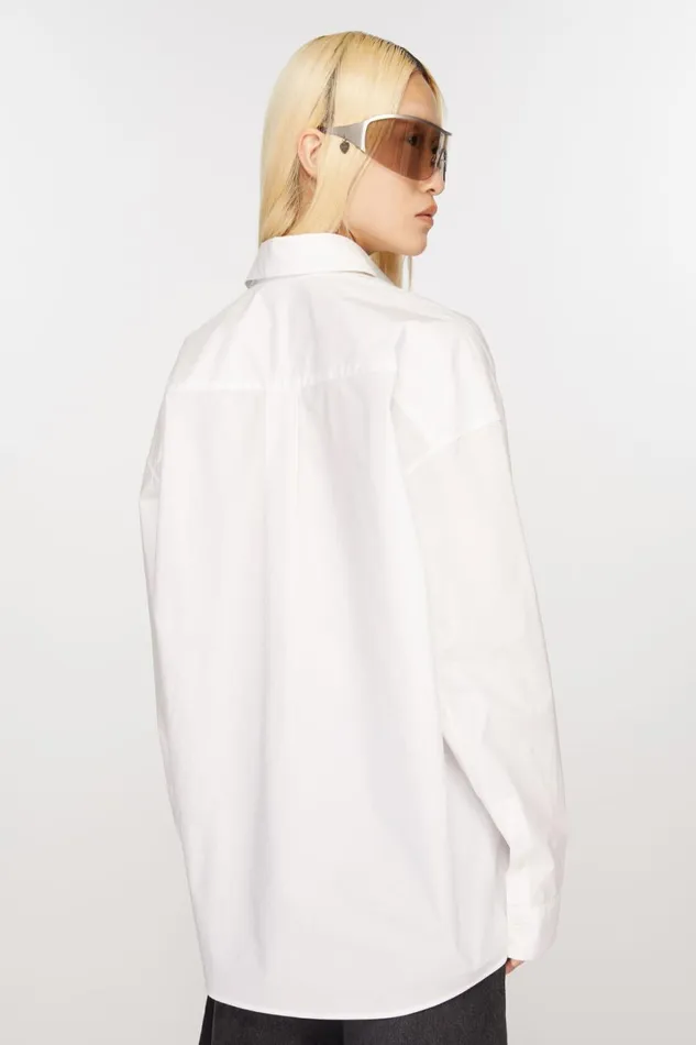 Women Buttonup Shirt Optic White Acne Studios Shirts and Blouses