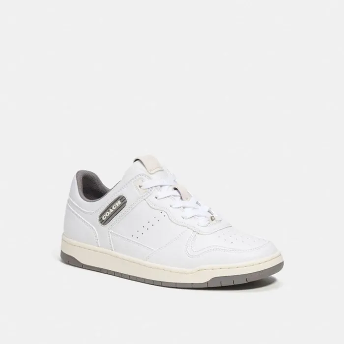 Women C201 Low Top Sneaker Heather Greyoptic White Coach Sneakers