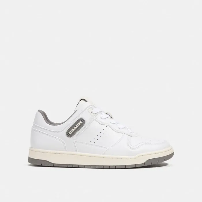 Women C201 Low Top Sneaker Heather Greyoptic White Coach Sneakers