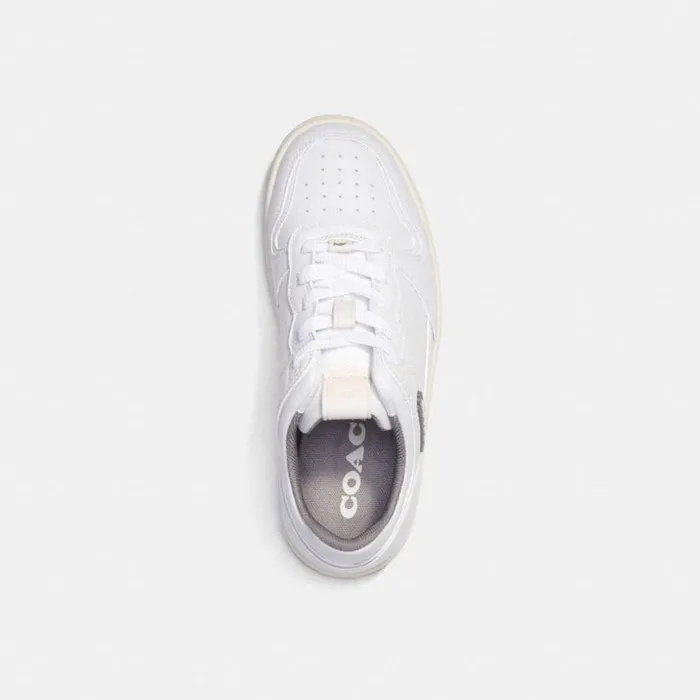 Women C201 Low Top Sneaker Heather Greyoptic White Coach Sneakers