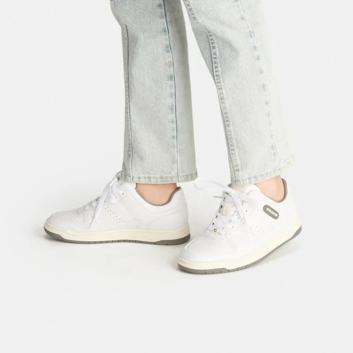 Women C201 Low Top Sneaker Heather Greyoptic White Coach Sneakers