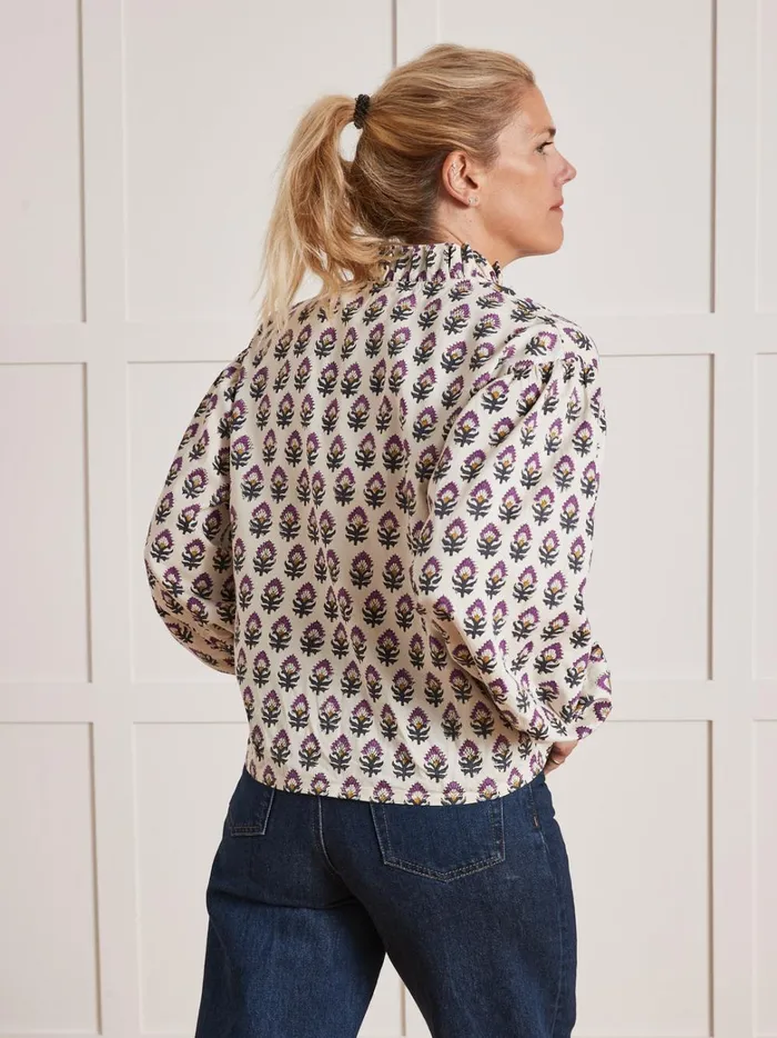 Women Clothing Cyrillus Tilda Shirt 8211 Apaches Collection Imp Woodblock