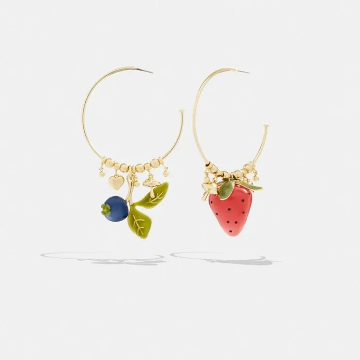 Women Coach X Observed By Us Charm Hoop Earrings Goldmulti Coach Jewelry