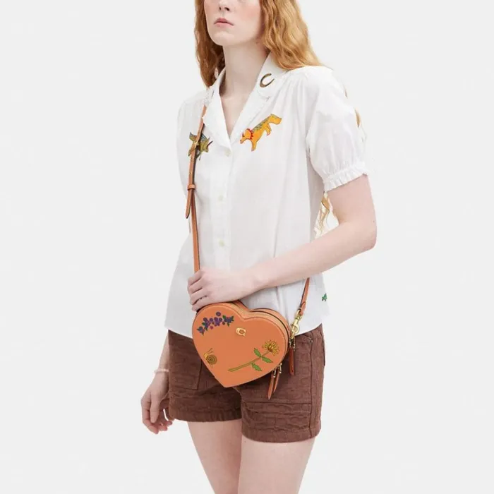 Women Coach X Observed By Us Heart Crossbody Brassfaded Orange Multi Coach Crossbody Bags Women Coach X Observed By Us Heart Crossbody Brassfaded Orange Multi Coach Crossbody Bags
