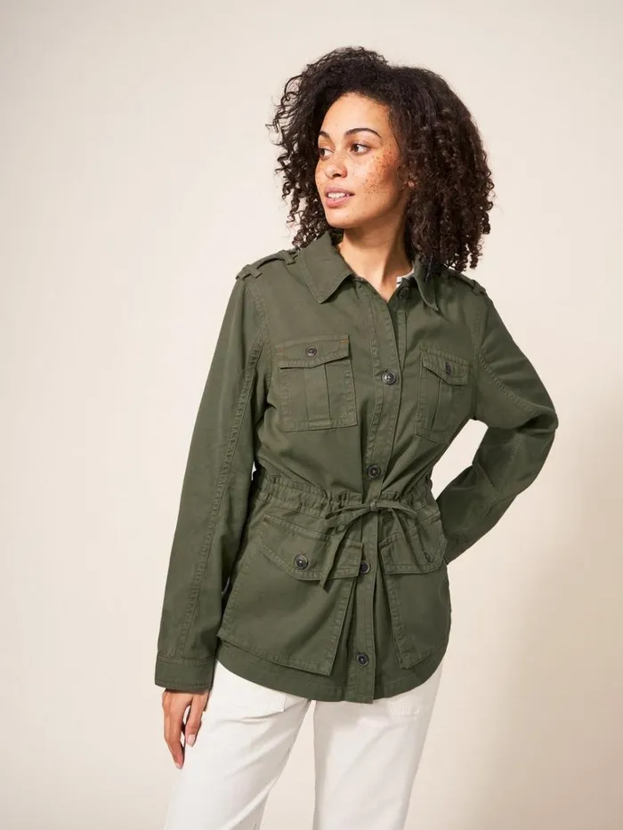 Women COATS and JACKETS White Stuff Sadie Jacket Khaki Green