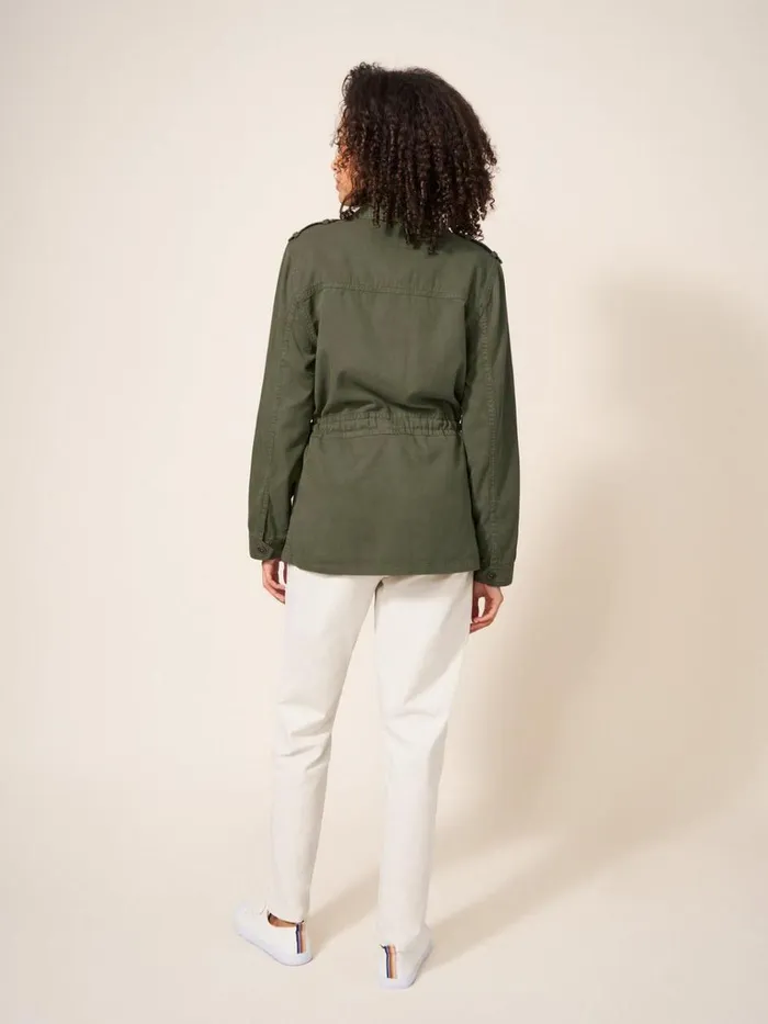 Women COATS and JACKETS White Stuff Sadie Jacket Khaki Green Women COATS and JACKETS White Stuff Sadie Jacket Khaki Green