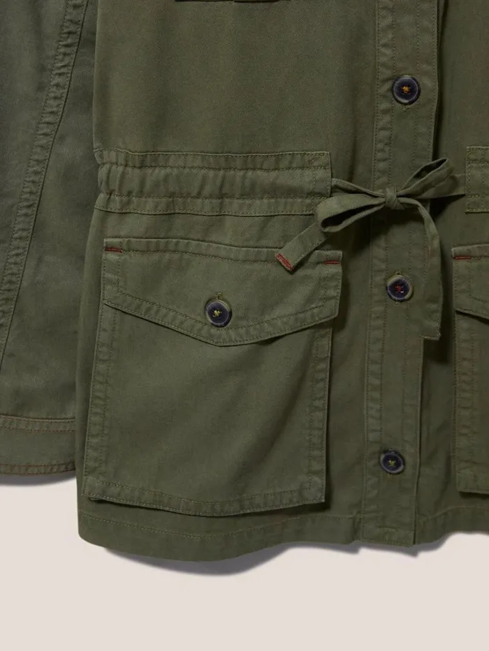 Women COATS and JACKETS White Stuff Sadie Jacket Khaki Green Women COATS and JACKETS White Stuff Sadie Jacket Khaki Green