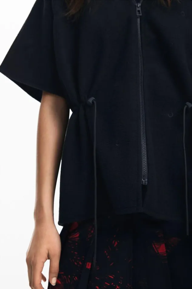 Women Coats And Jackets Desigual Adjustable Poncho