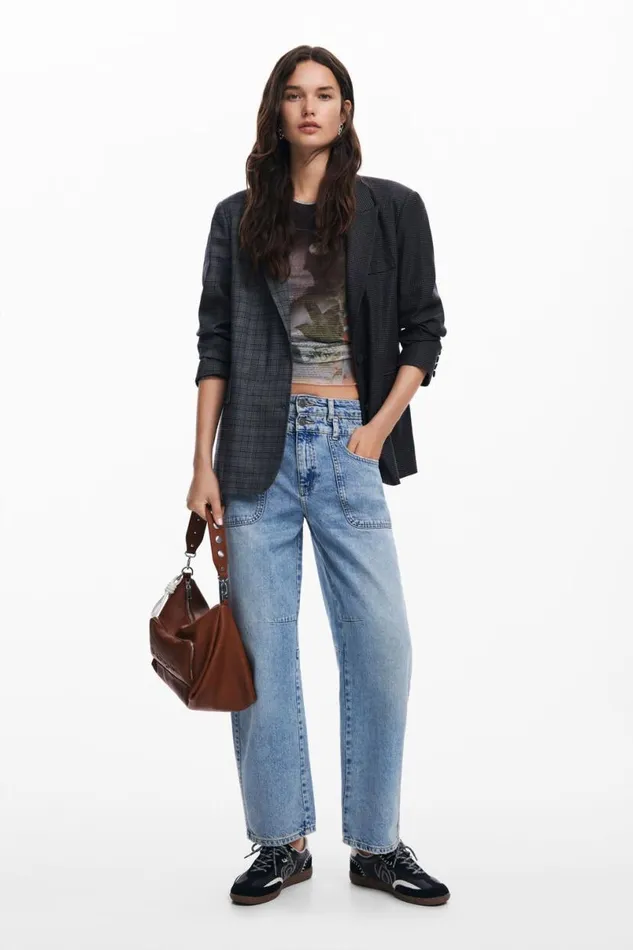 Women Coats And Jackets Desigual Asymmetric Blazer