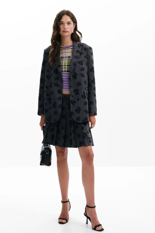 Women Coats And Jackets Desigual Floral Blazer