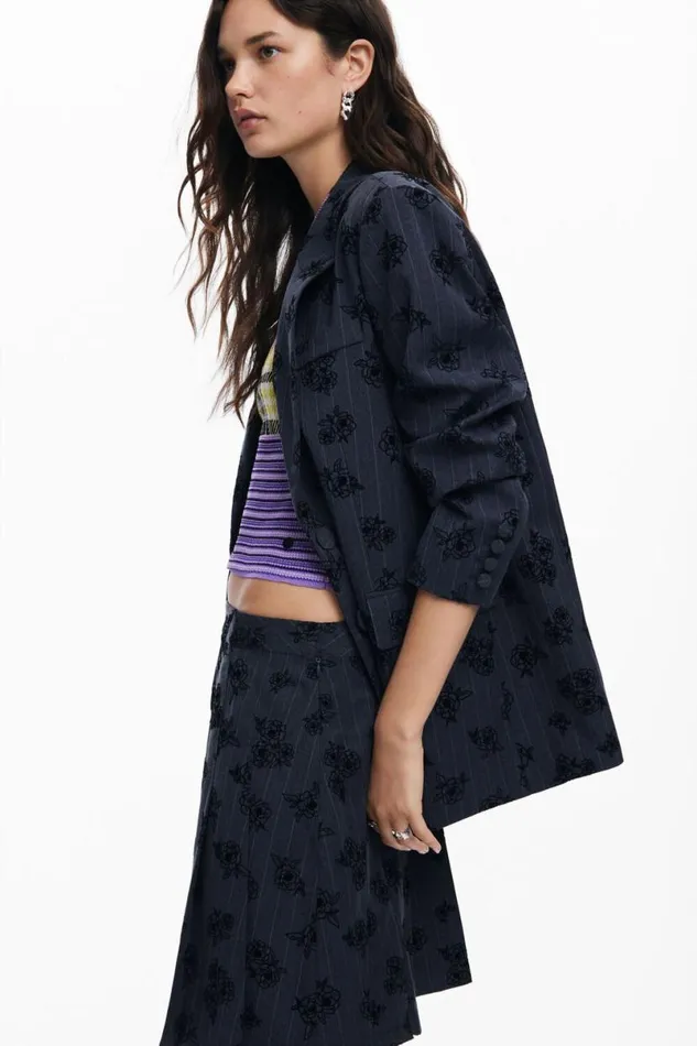 Women Coats And Jackets Desigual Floral Blazer