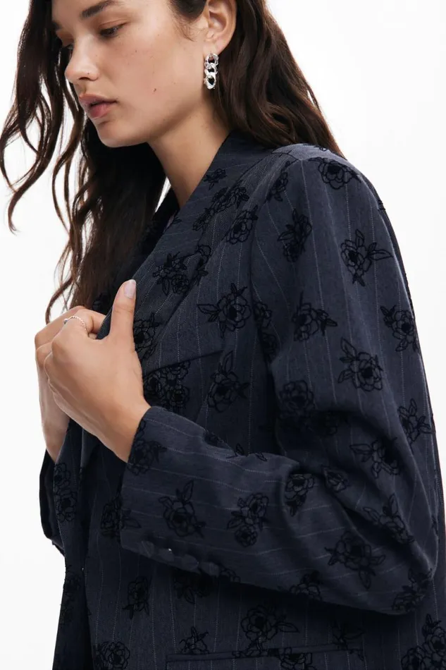 Women Coats And Jackets Desigual Floral Blazer