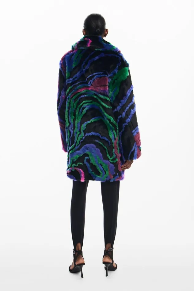 Women Coats And Jackets Desigual Fur Coat