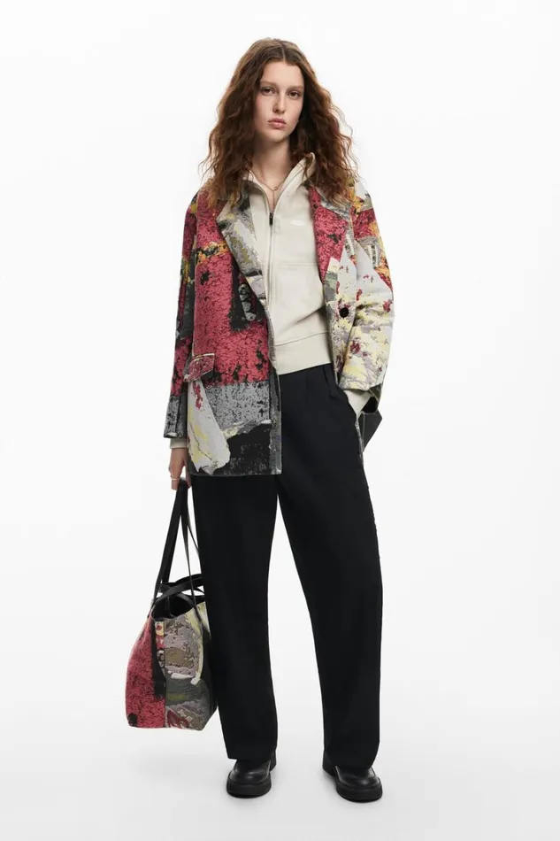 Women Coats And Jackets Desigual Long Coat Arty M Christian Lacroix
