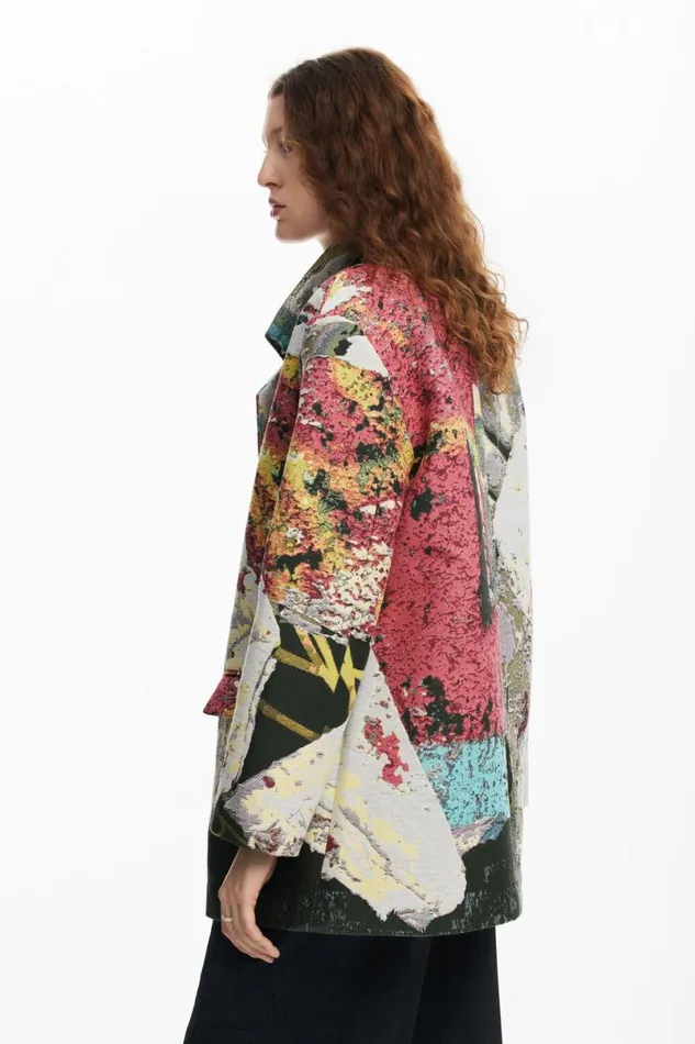 Women Coats And Jackets Desigual Long Coat Arty M Christian Lacroix