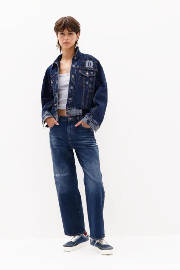 Women Coats And Jackets Desigual Mickey Denim Jacket