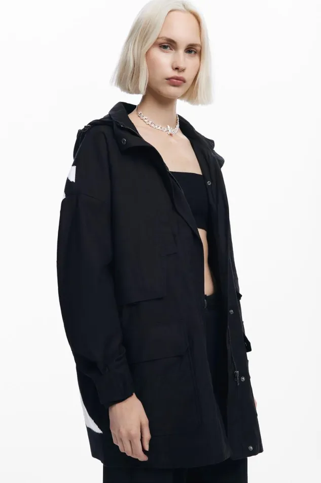 Women Coats And Jackets Desigual Multipocket Lined Parka
