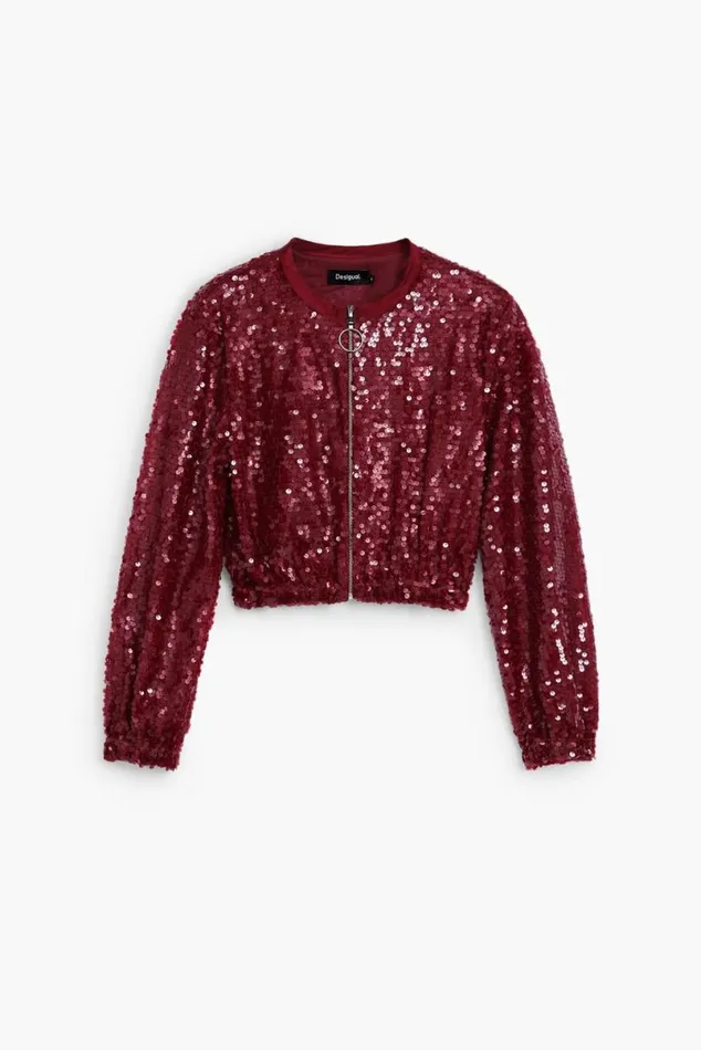 Women Coats And Jackets Desigual Sequin Jacket