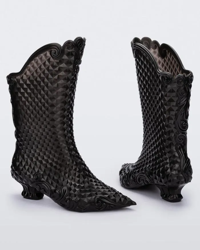 Women Court Boot Black Melissa Boots