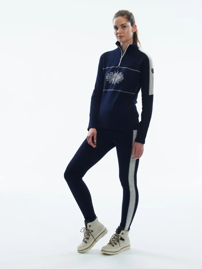 Women Dale Of Norway Baselayer Spirit Superfine Leggings 8211 Superfine Merino