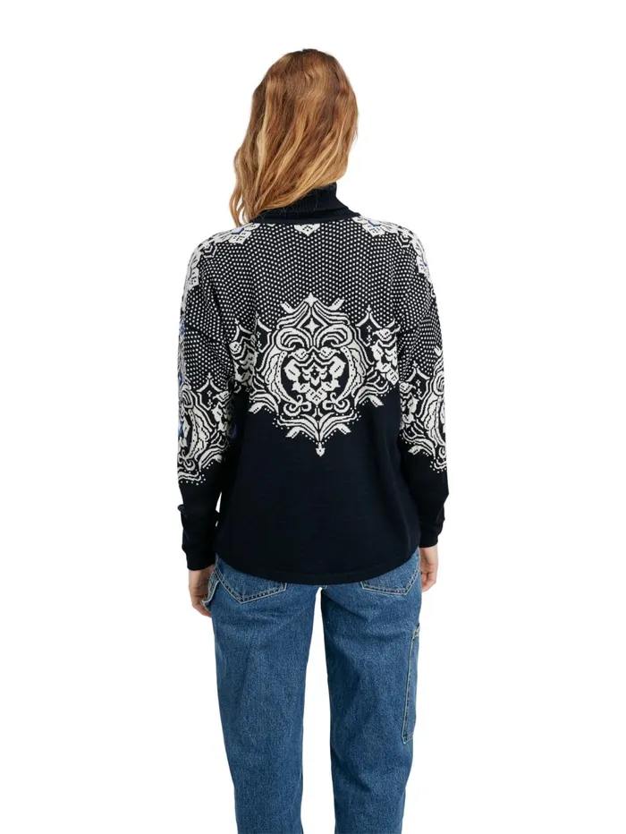 Women Dale Of Norway Turtleneck Rosendal Sweater