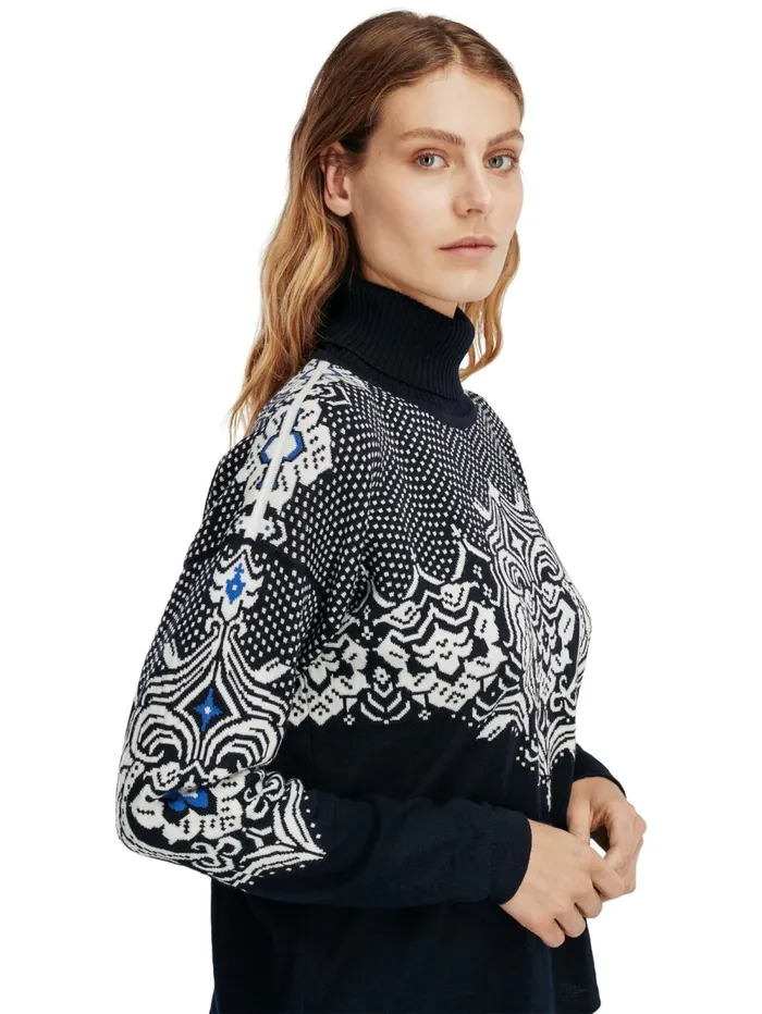 Women Dale Of Norway Turtleneck Rosendal Sweater