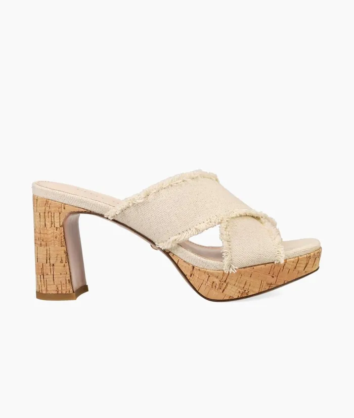 Women Danika Platform 8211 Natural Pelle Moda High Heels