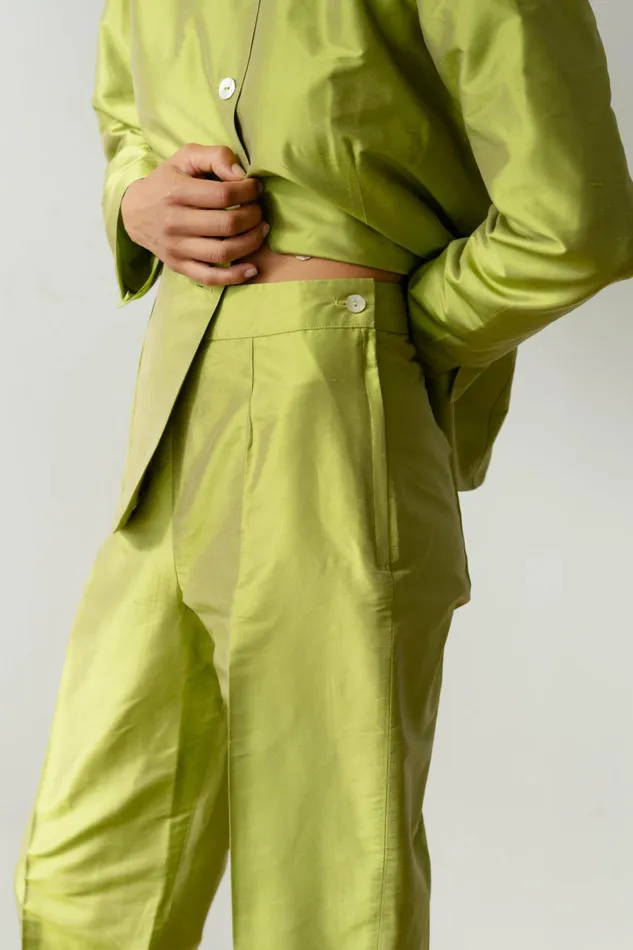 Women DONNI Bottoms The Taffeta Cigarette Pant