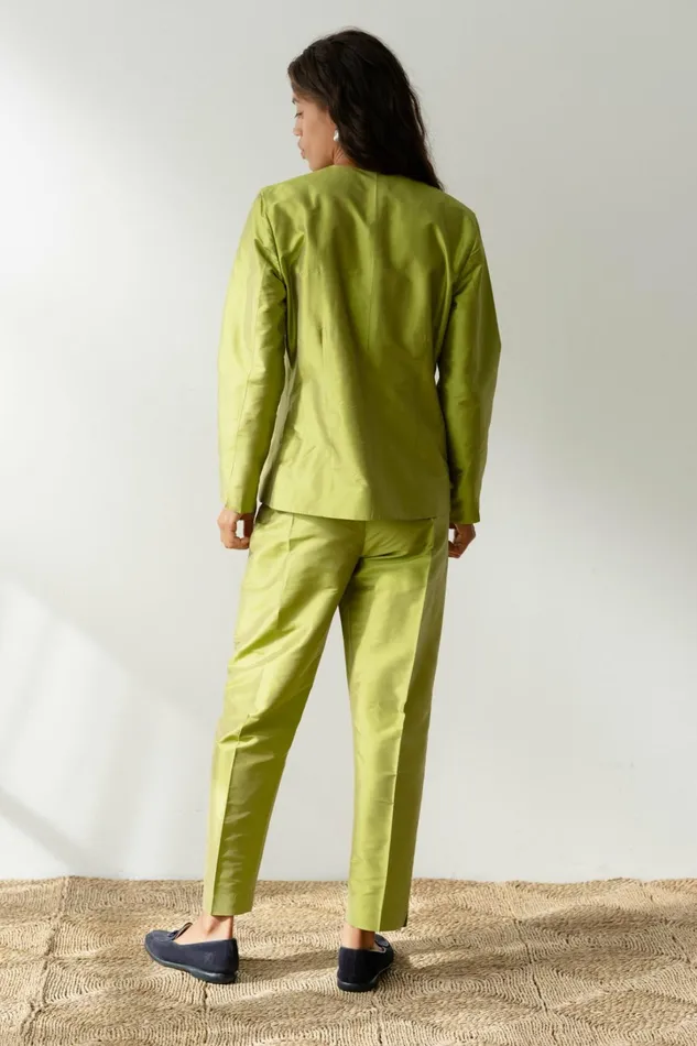 Women DONNI Bottoms The Taffeta Cigarette Pant