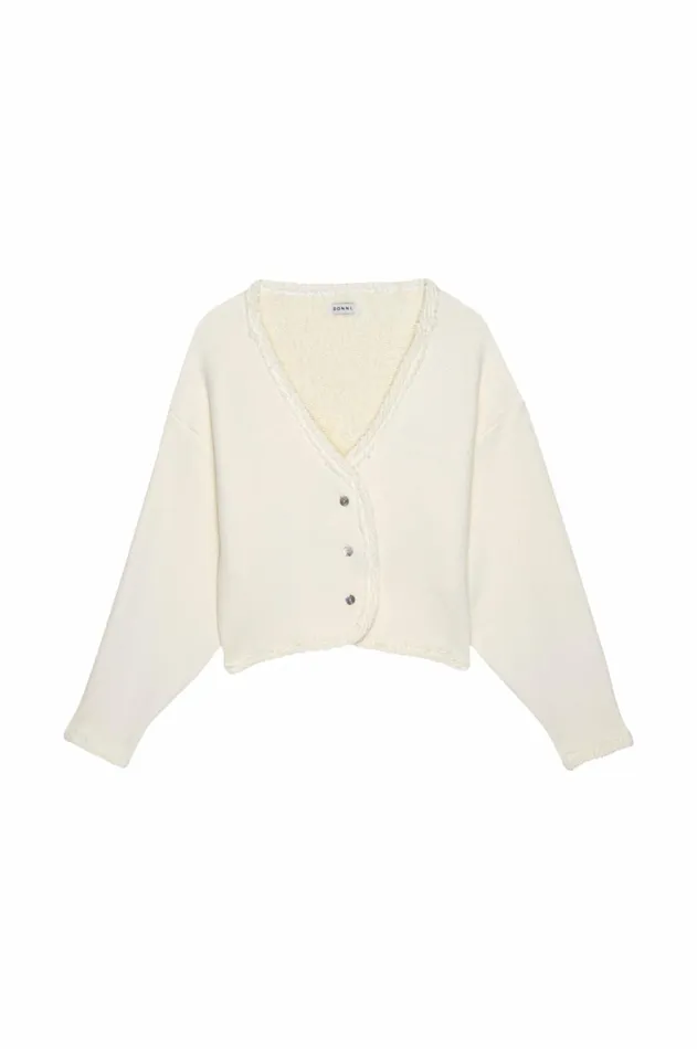 Women DONNI Tops Poodle Cardi