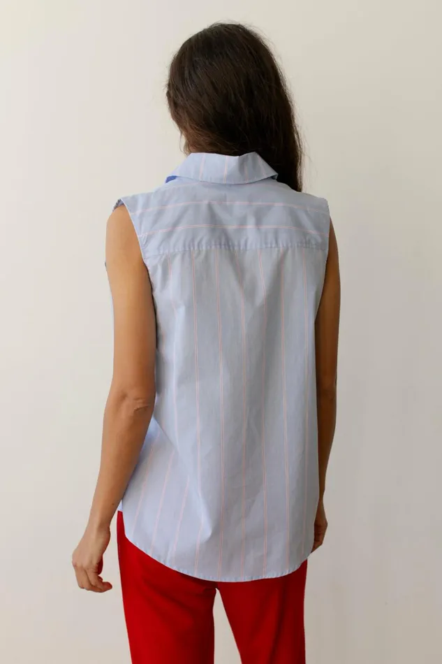 Women DONNI Tops The Pop Sleeveless Shirt