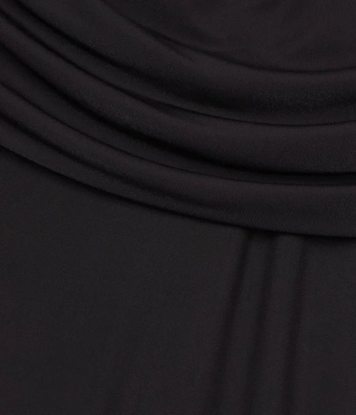 Women Dresses and Jumpsuits THE KOOPLES Black Long Jersey Dress Women Dresses and Jumpsuits THE KOOPLES Black Long Jersey Dress