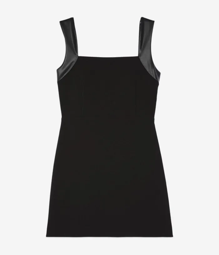Women Dresses and Jumpsuits THE KOOPLES Short Black Dress With Bow Back Women Dresses and Jumpsuits THE KOOPLES Short Black Dress With Bow Back