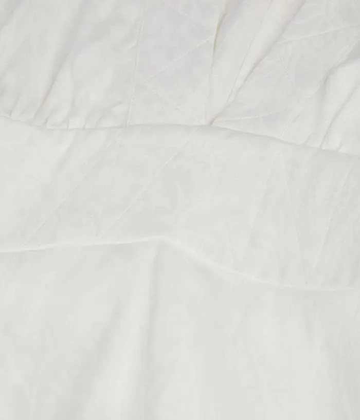 Women Dresses and Jumpsuits THE KOOPLES Short White Baroque Jacquard Dress Women Dresses and Jumpsuits THE KOOPLES Short White Baroque Jacquard Dress