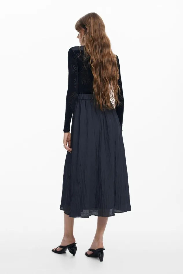 Women Dresses And Jumpsuits Desigual Combined Print Dress
