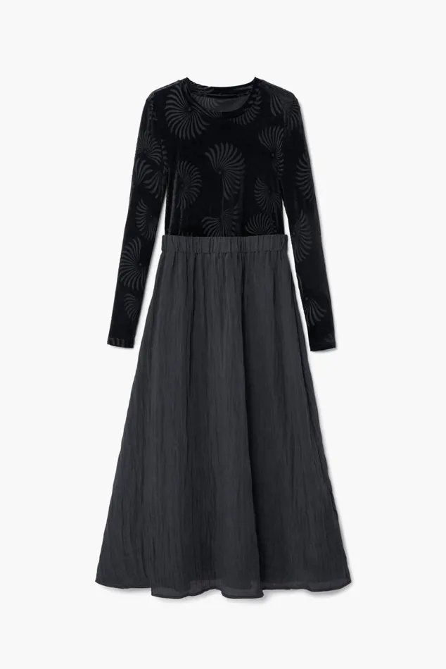 Women Dresses And Jumpsuits Desigual Combined Print Dress