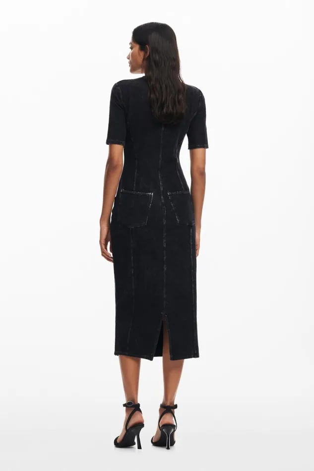 Women Dresses And Jumpsuits Desigual Denim Midi Dress