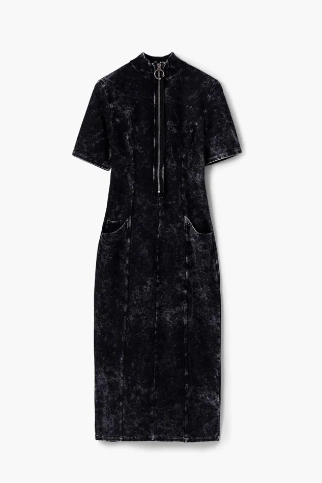 Women Dresses And Jumpsuits Desigual Denim Midi Dress