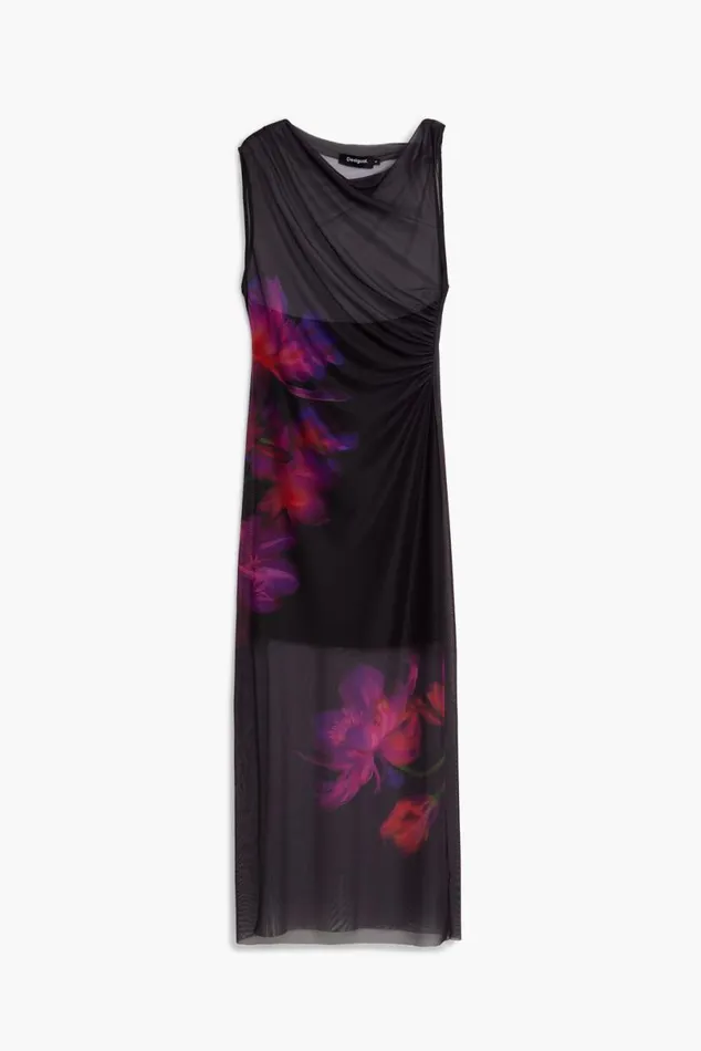 Women Dresses And Jumpsuits Desigual Floral Tulle Dress