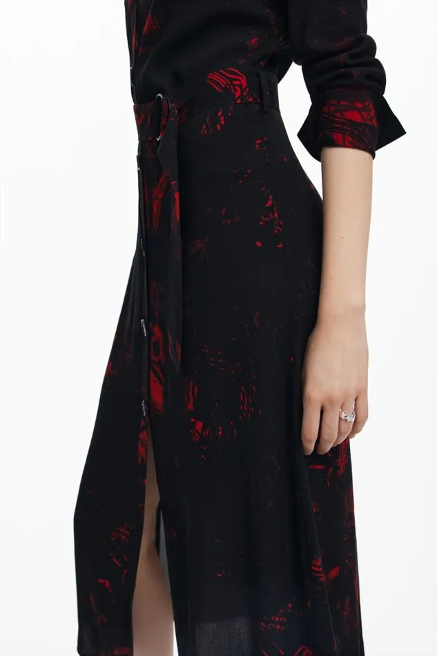 Women Dresses And Jumpsuits Desigual Midi Shirt Dress M Christian Lacroix