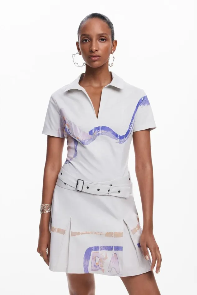 Women Dresses And Jumpsuits Desigual Short Dress Belt