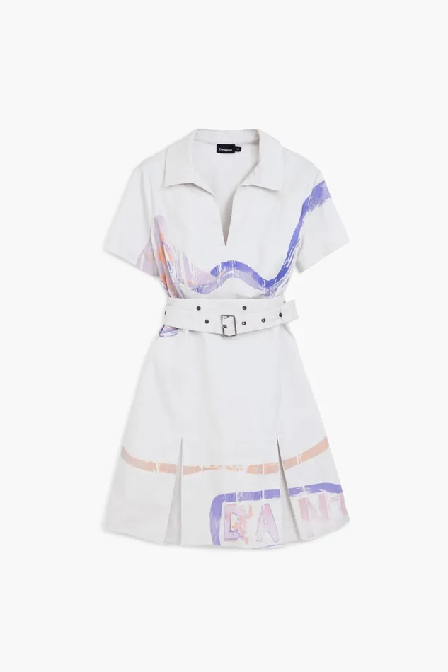 Women Dresses And Jumpsuits Desigual Short Dress Belt