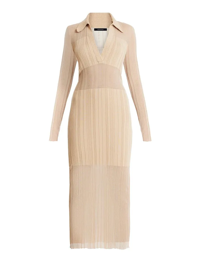 Women Dresses BCBG Honora Knit Dress Neutral