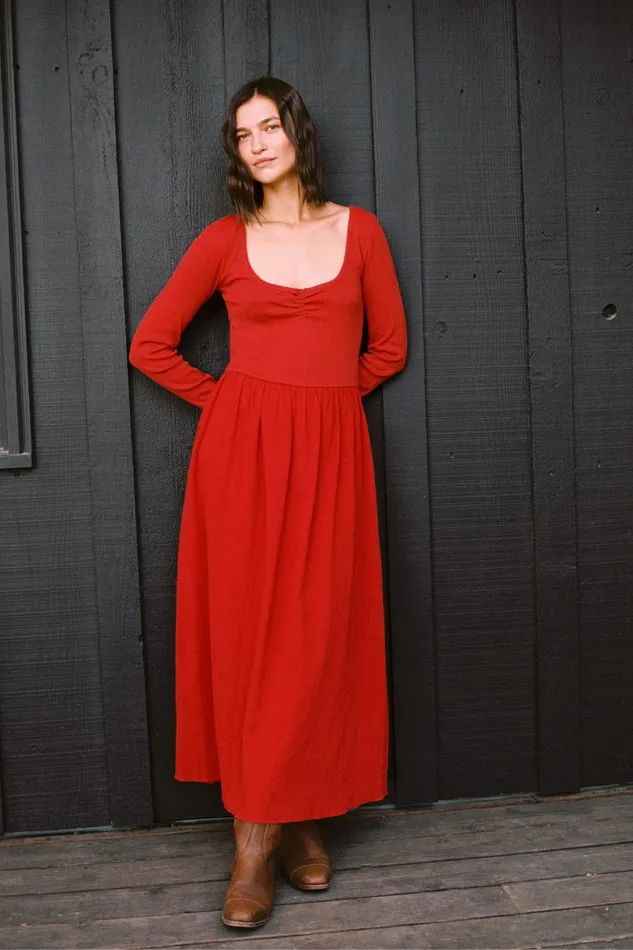 Women Dresses Christy Dawn The Ramona Dress Crimson Women Dresses Christy Dawn The Ramona Dress Crimson