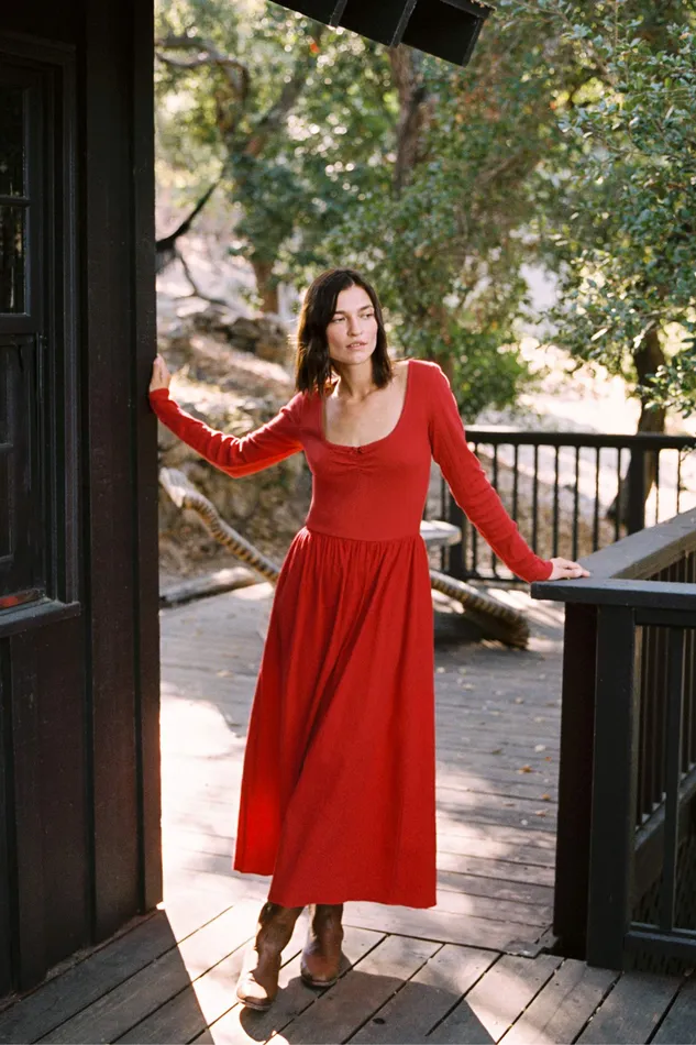Women Dresses Christy Dawn The Ramona Dress Crimson Women Dresses Christy Dawn The Ramona Dress Crimson