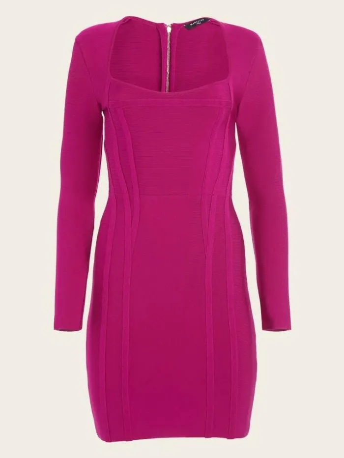 Women Dresses Marciano Kagan Bandage Dress Red Rose Women Dresses Marciano Kagan Bandage Dress Red Rose