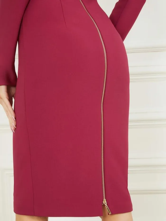 Women Dresses Marciano Mimi Pencil Dress Purple Petal Women Dresses Marciano Mimi Pencil Dress Purple Petal