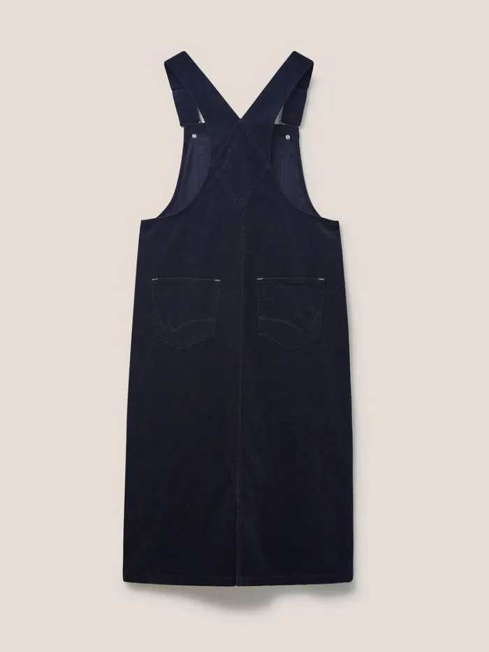 Women DRESSES White Stuff Emmie Organic Cord Midi Pinafore Dark Navy Women DRESSES White Stuff Emmie Organic Cord Midi Pinafore Dark Navy