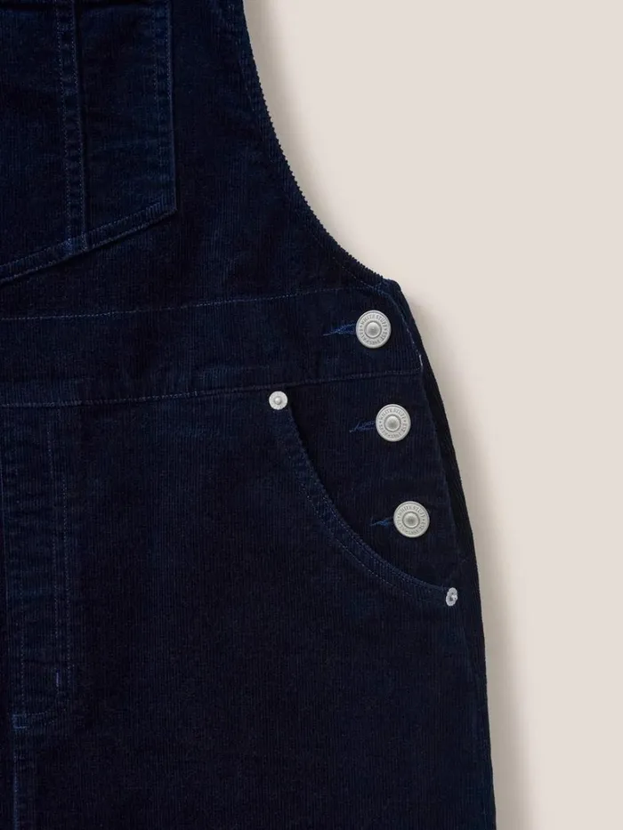 Women DRESSES White Stuff Emmie Organic Cord Pinafore Dark Navy Women DRESSES White Stuff Emmie Organic Cord Pinafore Dark Navy