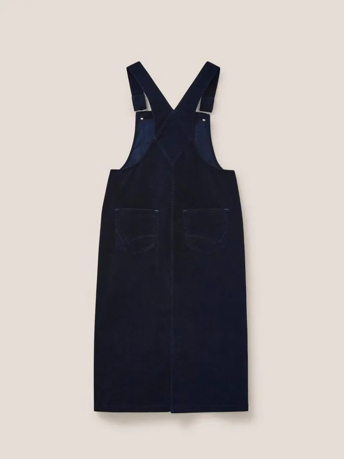 Women DRESSES White Stuff Emmie Organic Cord Pinafore Dark Navy Women DRESSES White Stuff Emmie Organic Cord Pinafore Dark Navy